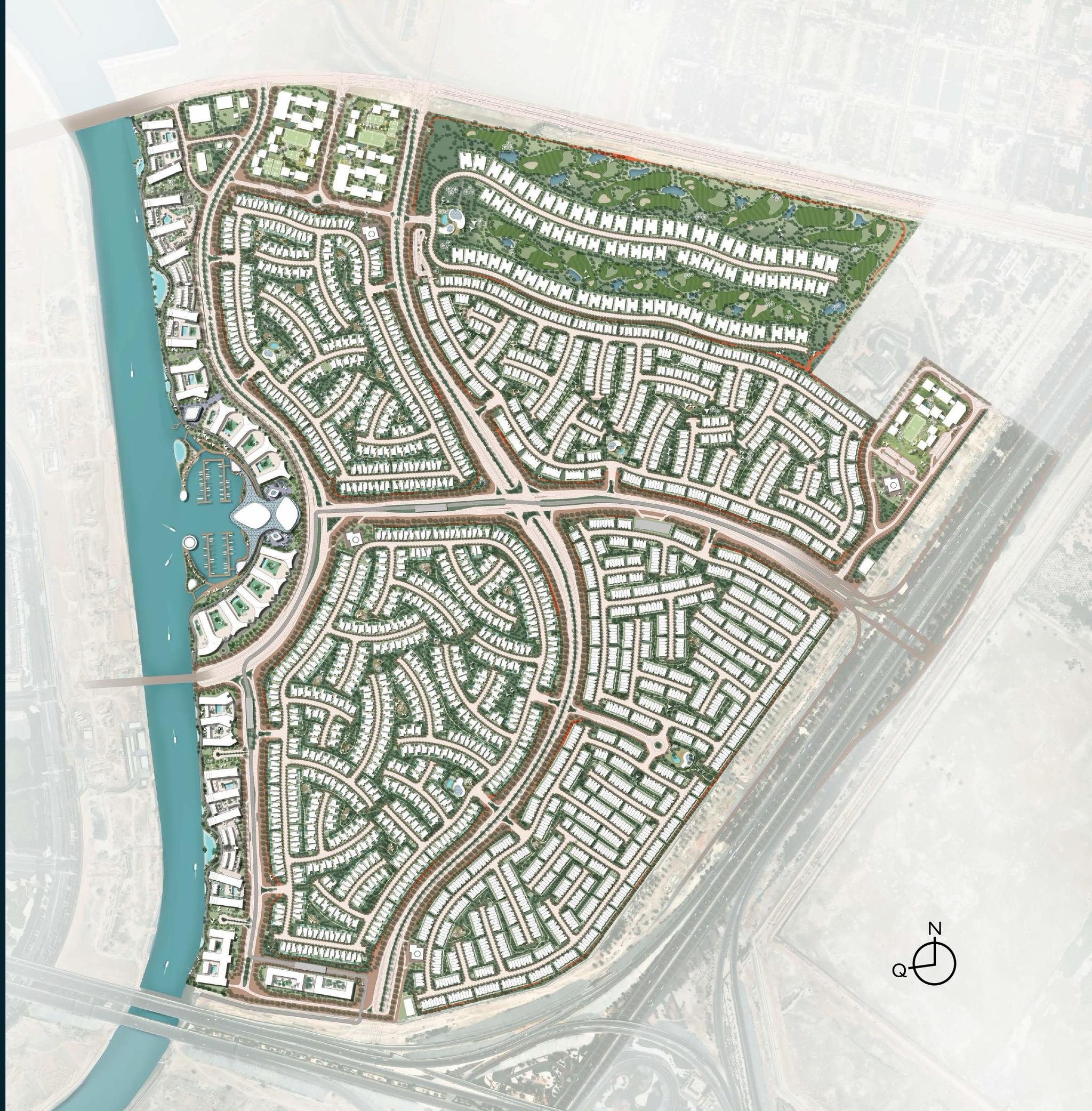 Sobha City Abu Dhabi Location